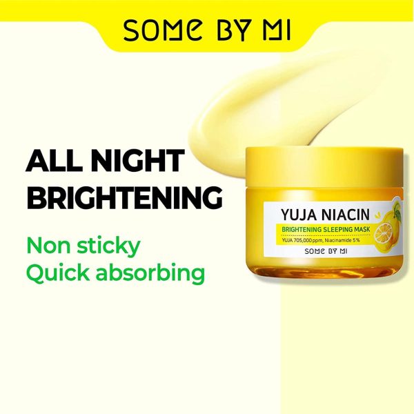 Some By Mi Yuja Niacin Miracle Brightening Sleeping Mask 60g - Image 3