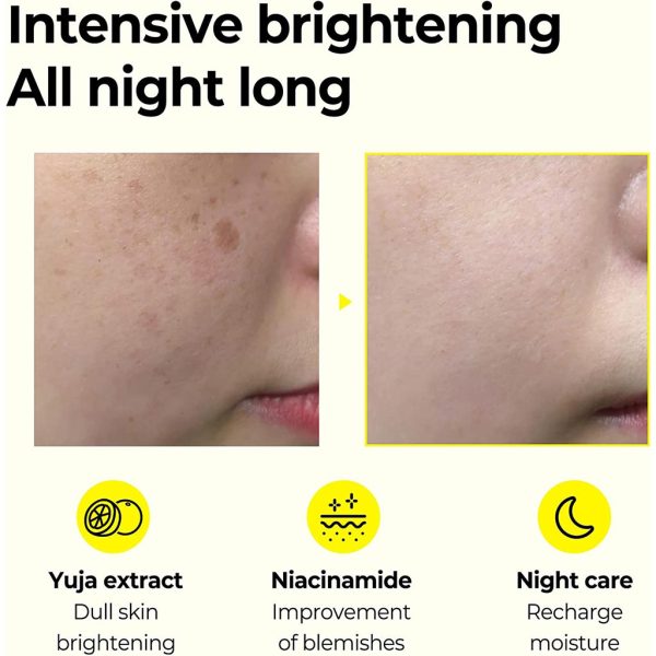 Some By Mi Yuja Niacin Miracle Brightening Sleeping Mask 60g - Image 4