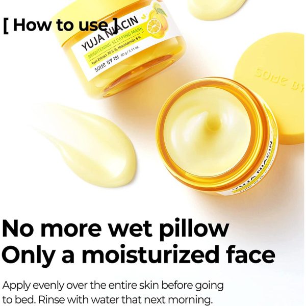 Some By Mi Yuja Niacin Miracle Brightening Sleeping Mask 60g - Image 5