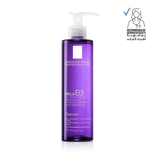 La Roche-Posay Mela B3 Micro Peeling Anti Spots Purifying Gel With Niacinamide 200ml - Image 2