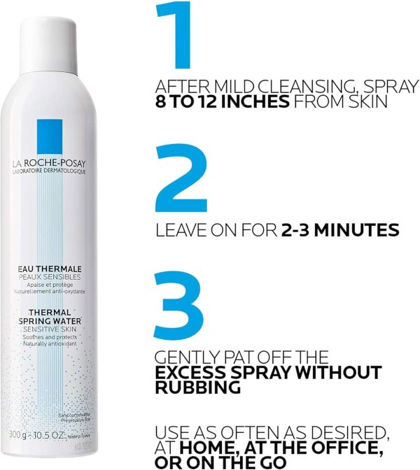 La Roche-Posay Thermal Spring Water for Women 300ml  Body Spray - Image 4
