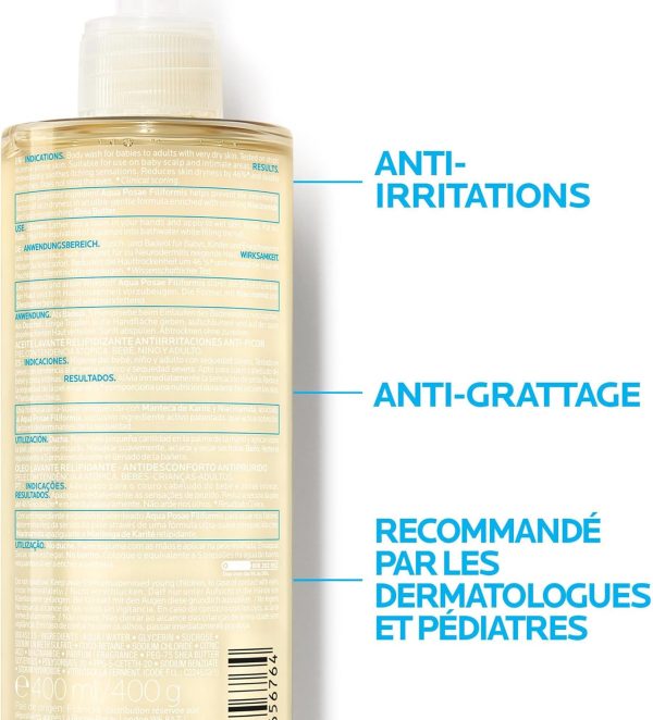 La Roche Posay Lipikar AP+ Anti-Irritation Cleansing Oil 400ml - Image 4