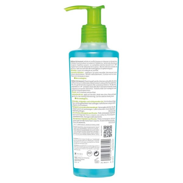 Bioderma Sebium Moussant Purifying Cleansing Foaming Gel For Combination To Oily Skin 200 mL - Image 2