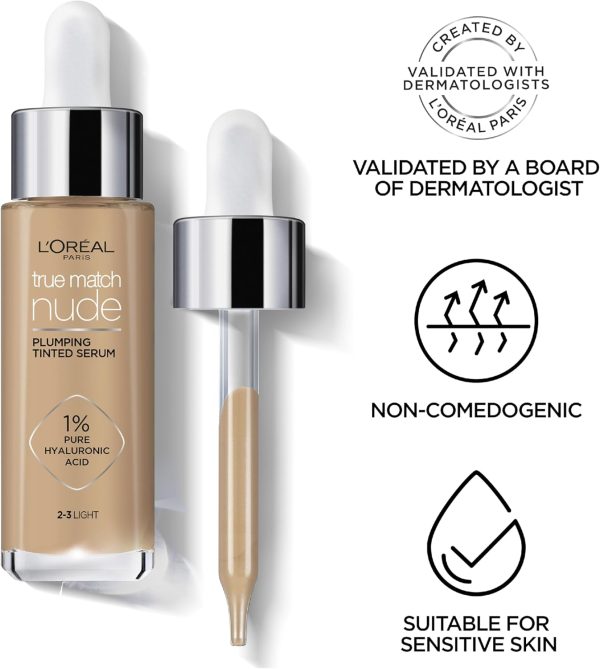 L’Oréal Paris True Match Tinted Serum Foundation 30ML 2-3 Light - Image 7