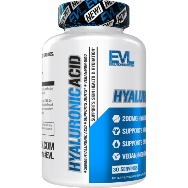 EVLution Nutrition, Hyaluronic Acid, 200 mg, 30 Veggie Capsules - Image 2